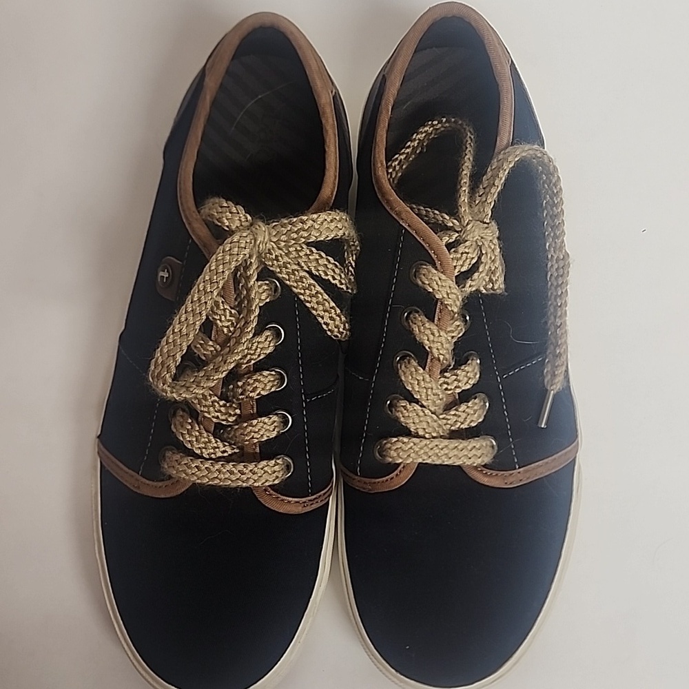 Taos Super Soul Black Gray & Tan Unisex Size 9.5L/8M Casual Sneakers SSL-14101 - Picture 3 of 9